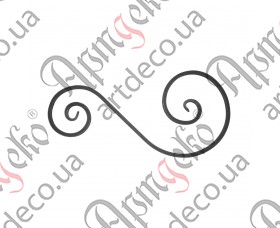 Forged decorative items 620x290x12 - picture